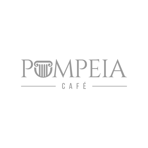 Logotipo de Pompeia Cafe diseñado por SZO Estudio Creativo